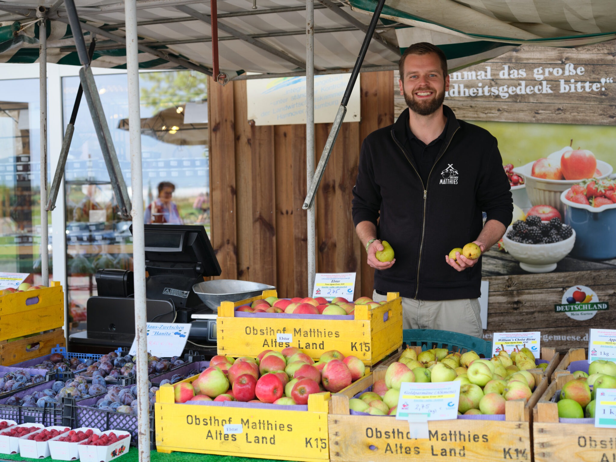 Obststand Hofladen